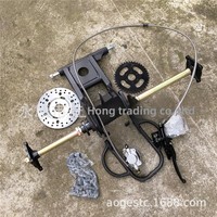 Pièces de moto Go-Kart modifiées à trois ou quatre roues GY6 Big Dinosaur ATV Essieu arrière Pont arrière avec ensemble de frein Chine