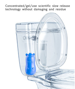 Limpiador de botellas de inodoro, desodorizante, oso aromático, azul, Burbuja, inodoro, limpiador - Product Image 2