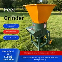 STROSEN Broyeur d'herbe, Coupe-fourrage, Machine à broyer le maïs, pour la transformation des aliments, la préparation de balles d'herbe, l'alimentation animale, la coupe d'herbe et la préparation d'ensilage