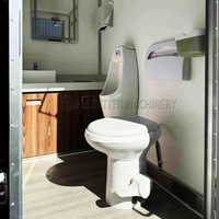 ALLBETTER-Remorque de toilette mobile portable de luxe personnalisée-Lumières LED-Caravane Toilettes-Remorque à vendre