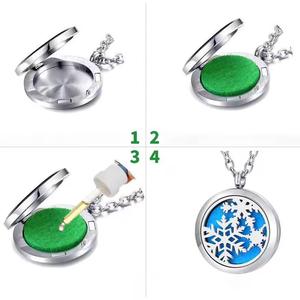 <span class=keywords><strong>2026</strong></span> 스테인리스 스틸 트렌디 생명의 나무 펜던트 기하학적 아로마테라피 에센셜 오일 디퓨저 목걸이 결혼식 및 파티용 - Product Image 4