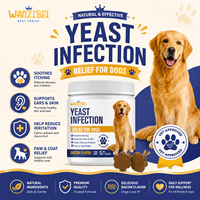 Compléments à mâcher pour le traitement des infections à levures chez les chiens – Supplément anti-inflammatoire pour la santé des animaux de compagnie