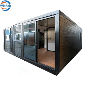 Casas Contenedor Modulares Expandibles WinFair <span class=keywords><strong>de</strong></span> 20 Pies y 2 Dormitorios, Casas <span class=keywords><strong>Prefabricadas</strong></span> con Baño <span class=keywords><strong>de</strong></span> China para <span class=keywords><strong>Alquiler</strong></span> Vacacional - Product Image 1