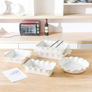 Set di Stoviglie per Casa e Cucina, <span class=keywords><strong>Teglia</strong></span> <span class=keywords><strong>Rettangolare</strong></span> Resistente per Uso Quotidiano, Grande <span class=keywords><strong>Teglia</strong></span> per Lasagna - Product Image 2