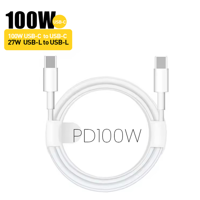 EONLINE 20W 100W 27W 1M 2M Type C to USB C Cable Charger Cable for Samsung 60W PD USB-C Charging QC 3.0 Quick Charge