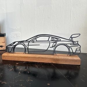 Decorazione da Parete Moderna in Metallo a Forma di Auto, Ornamento da Tavolo, Decorazione Murale, Regalo per Amanti delle Auto, <span class=keywords><strong>Arredamento</strong></span> Minimalista per la <span class=keywords><strong>Casa</strong></span> - Product Image 2