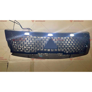 Grille de course noire pour pick-up 4x4 avec lumière pour Mitsubishi Triton L200 2019 2020 <span class=keywords><strong>2021</strong></span> 2022 2023 grilles de radiateur de pièce de rechange automatique - Product Image 1