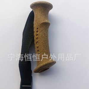 ด้ามจับไม้เท้าลูเทงคอร์ก 130 มม. พร้อมสายรัดข้อมือสำหรับไม้สกีเดินป่า - Product Image 1