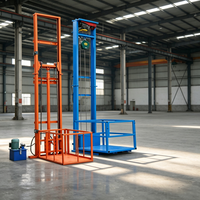 Plateforme élévatrice hydraulique électrique fixe pour marchandises 1000 kg, élévateur de fret 20 m de hauteur de levage, équipement de chargement