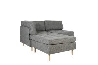Canapé modulable en tissu en forme de L de haute qualité Li&Sung, ensemble de canapés sectionnels, canapé-lit pour appartements, salons, design moderne, hôtel