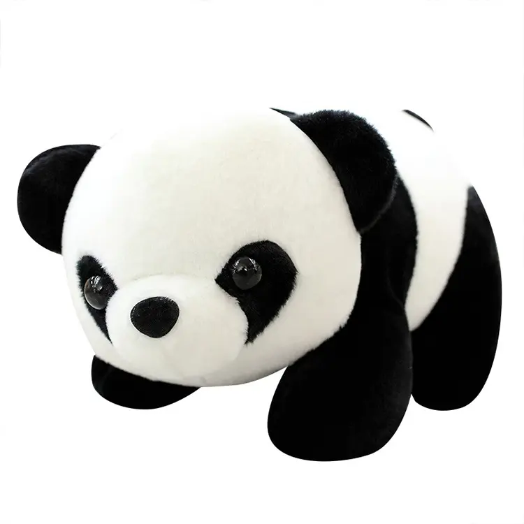 Produzione personalizzata simpatici peluche ripieni 25cm peluche personalizzazione Panda cinese giocattoli di peluche