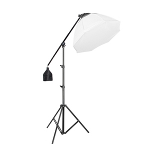 Kit d'éclairage Softbox Octogonal 70CM Professionnel pour Studio Photo, Boîte à Lumière Pliable Facile avec Ampoule Champignon <span class=keywords><strong>et</strong></span> Support d'Éclairage 2M - Product Image 2