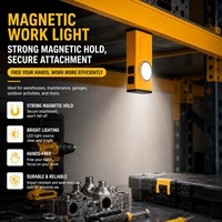 Nouvelle lampe torche LED super lumineuse transfrontalière à chargement magnétique, mini lampe de travail pour réparation automobile et maintenance