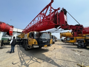 HOT SELL Cheap Discount Price Famous Brand Sany STC500C5-8 50Ton Used Truck <b>Crane</b> with Gearbox Engine Pump Export - Product Image 2