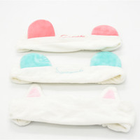 Bandeau élastique personnalisé avec logo, motif animal (oreilles de chat) pour enfants, accessoires de mode