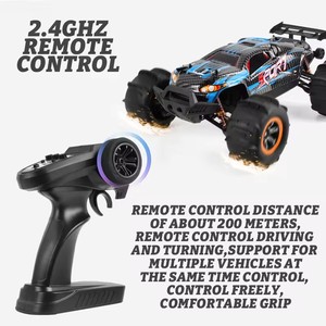 Bürstenloser RC-Rennwagen mit Hoher Geschwindigkeit, 4 Kanälen, USB-Kabel, Fernbedienung, Sofort Einsatzbereit, Großrad-Auto-Spielzeug, Geschenk - Product Image 2