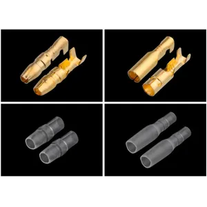4.0 Bullet uốn thiết bị đầu cuối xe điện dây nối đường kính 4mmfemale + Nam + trường hợp Báo Chí lạnh thiết bị đầu cuối - Product Image 3