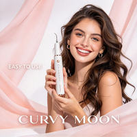 CURVY MOON Détartreur Ultrasonique Électrique pour Dents, Nettoyeur Dentaire Ultrasonique Portable pour Usage Domestique