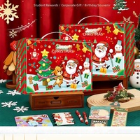 Chinees Kerstmis Kantoorartikelen Blind Box Draagbare Cadeaubox Hoge Kwaliteit Studenten Cadeau Souvenir Set Prijs