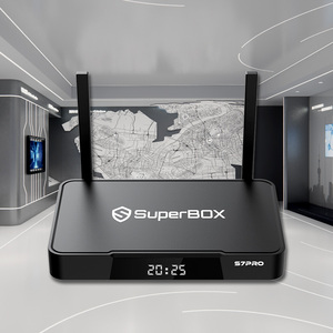 S7 Pro Android OTT TV Box 6K H265, Receptor de TV, 4 GB 32 GB, Cuatro Núcleos, Control Remoto por Voz BT, Smart TV Android, Reproductor Multimedia en Streaming - Product Image 1