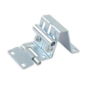 Charnière industrielle robuste EBM en aluminium noir zingué, anti-pincement, double face, pour portes de garage commerciales, salles de bain et extérieur - Product Image 3