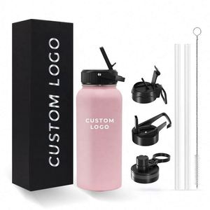 500ml New Design Custom Sport Promotion Wide Mouth Gym Sports <b>Insulated</b> Stainless Steel Water <b>Bottles</b> <b>With</b> <b>Straw</b> - Product Image 2