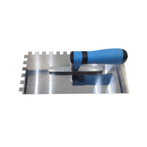 Outils de carrelage truelle 6m <span class=keywords><strong>spatule</strong></span> de carrelage 10mm construction poignée en plastique de carbone encoche truelle en acier inoxydable avec dents 10mm Pvc Chine - Product Image 1