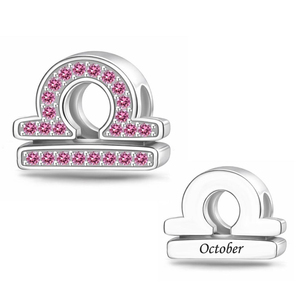 Ciondoli Pan in Argento con Simboli Zodiacali, Segni dell'<span class=keywords><strong>Oroscopo</strong></span>, Costellazioni e Mesi, Compatibili con Bracciali Originali, Gioielli per Compleanno, Berluque - Product Image 6