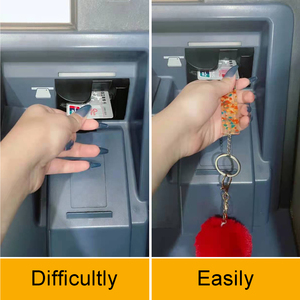 2023 thẻ Grabber Clip nhựa disgen mini ATM ghi nợ thẻ tín dụng Grabber với báo giá cho móng tay dài tùy chỉnh - Product Image 3