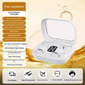 Auriculares inalámbricos Bluetooth de doble oído OWS con clip, deportivos, con cancelación de ruido. - Product Image 5