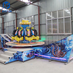 Manèges de voitures volantes pour parcs d'attractions et foires - Équipements d'attractions en acier et fibre de verre pour intérieur/extérieur à vendre - Product Image 3