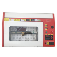 Mesin ukir laser ukuran mini 3020 3030 4040 untuk suvenir kartu nama dompet karet kayu akrilik suvenir plastik