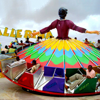 Attraction Ballerine Hully-Gully de Parc d'Attractions Chinois pour 24 Personnes