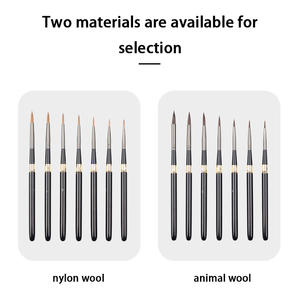 Набор кистей для каллиграфии из 7 акварельных нейлоновых шерстяных красок - Product Image 5