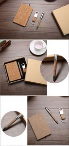 Customized LOGO Office Business <b>Gift</b> <b>Set</b>, Wholesale 3 Piece Notebook <b>Gift</b> <b>Set</b> With Metal Pen and Keychain - Product Image 3
