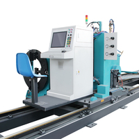 Machine de découpe et d'angle biseauté, à Tube droit