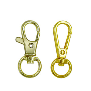 Clip para Perro de Aleación de Zinc Dorado, Accesorio de Liberación Rápida para Llavero, Accesorio para Correa de Mascotas, Estilo Simple y Sólido - Product Image 3