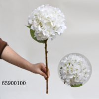 Fleurs artificielles d'hortensia 3D pour la décoration de table de mariage en plein air pour la fête à la maison
