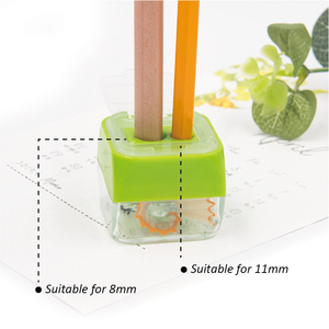 <span class=keywords><strong>Taille</strong></span>-<span class=keywords><strong>crayon</strong></span> à double trou en <span class=keywords><strong>acier</strong></span> avec bac à déchets - Product Image 5