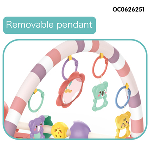 Tapis pied et <span class=keywords><strong>piano</strong></span> de gaming moderne <span class=keywords><strong>pour</strong></span> bébé, jouets avec crocs suspendus, tapis de gymnastique - Product Image 3