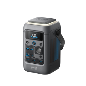 Anker SOLIX C300 DC LiFePO4 <b>Solar</b> <b>Generator</b> 288Wh 300W Portable Battery Station with 100W <b>Solar</b> Charging Input - Product Image 1