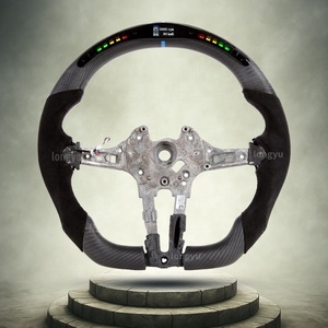 Volante de fibra de carbono Led para <span class=keywords><strong>BMW</strong></span> X1 E84 F48 U11 X2 F39 X3 E83 F25 G01 XDrive 28I SDrive 20i 20d 30E 18i Suv M35i - Product Image 1