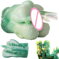 GEEBA Fantasy Dragon Körpersicherer Silikon-Masturbator für Männer Medizinische Qualität Taschenmuschi Diskreter Erwachsenen-Männer-Stroker Onahole Sexspielzeug