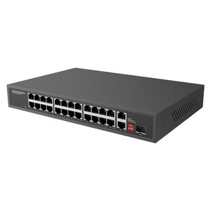 Factory OEM ODM 24 Port Gigabit <b>PoE</b> <b>Switch</b> 24 <b>PoE</b>+2GE+1SFP 400W Non-Managed <b>PoE</b> <b>Switch</b> Long Distance Transmission - Product Image 3