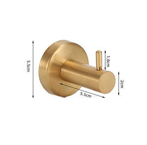 Di alta qualità in acciaio inox lucidato a muro <span class=keywords><strong>accappatoio</strong></span> gancio singolo <span class=keywords><strong>accappatoio</strong></span> <span class=keywords><strong>per</strong></span> il <span class=keywords><strong>bagno</strong></span> moderno accessori in metallo - Product Image 3