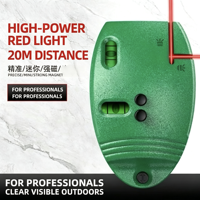 Niveau laser infrarouge, outil de marquage de lignes de décoration haute intensité, instrument laser horizontal professionnel de haute précision
