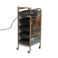 Équipement de beauté de luxe Chariot de salon pour équipement et produits de coiffure