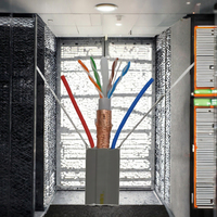 JSH CAT6 Flaches Aufzugskabel Kupferleiter mit PVC-Isolierung 300V Niederspannung
