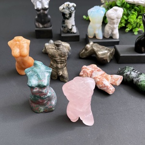 8CM Cristal Naturel Sculpté Corps Figurine Cristal Torse Statue Sculpté Déesse Modèle Corps Pour La Méditation Décoration - Product Image 5