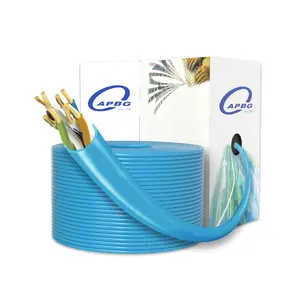 Cat5e批发增压电缆305m 1000ft英尺Cat5通信电缆纯铜/Cca 4pr 28awg Utp Cat5e室内室外